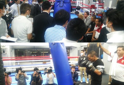 ロセルが来日公開練習