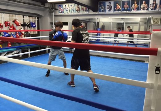 田口良一が公開練習