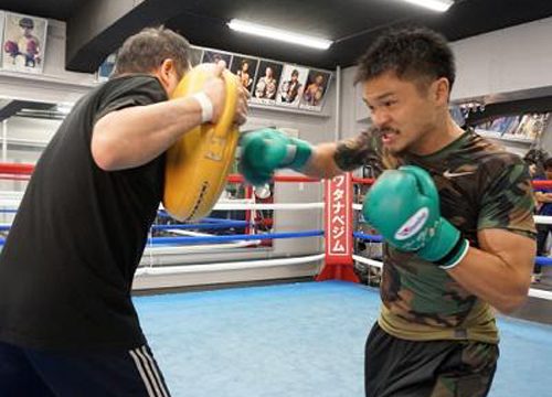 河野が公開練習