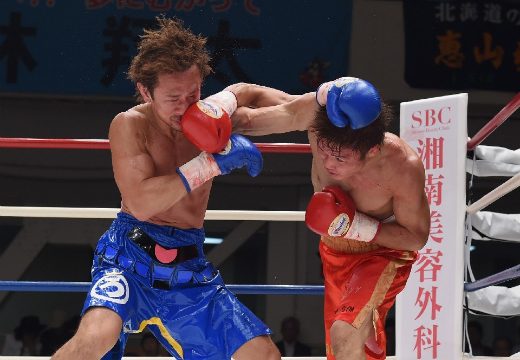 梅津無念のTKO負け