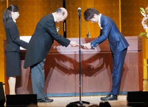 田口が大田区民栄誉賞を受賞！