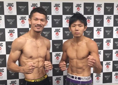 山元が計量パス！明日、日本Sフェザー級タイトルマッチ