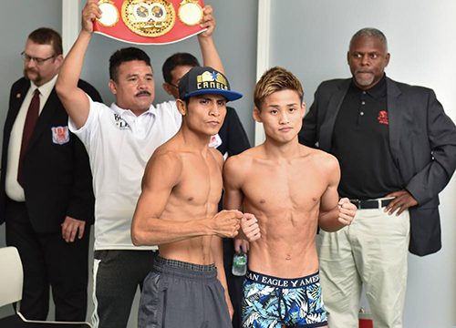 W世界タイトルマッチ全選手計量をクリア！