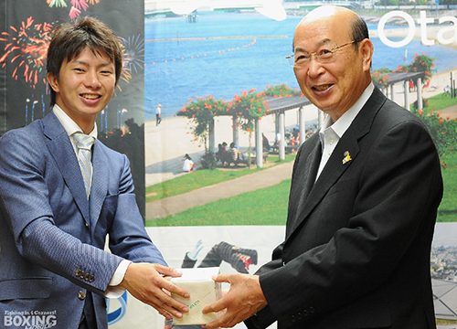 田口良一が大田区表敬訪問