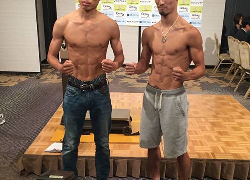 小野心、計量パス！日本ミニマム級タイトルマッチ