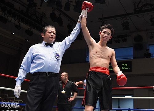 ライト級長田が新人王予選に弾み