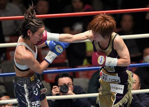 江畑が初防衛に成功！箕輪はタイトル奪取ならず