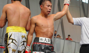 地元愛知で飯見がKO勝ち！