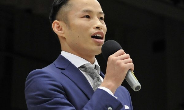 小野心が8月の敢闘賞受賞!