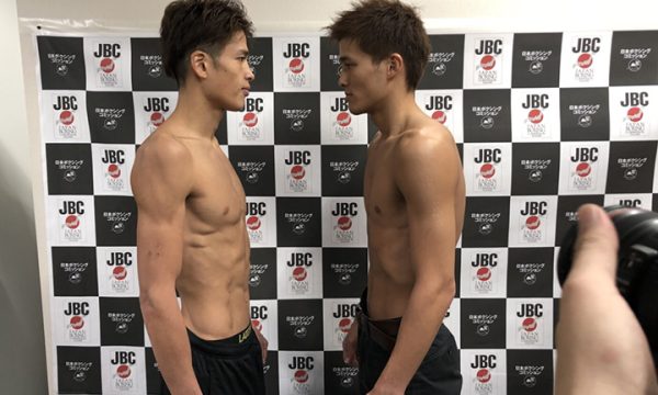 明日はSフェザー級王座統一戦