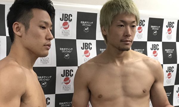 日本ミドル級タイトルマッチ佐々木が計量パス！