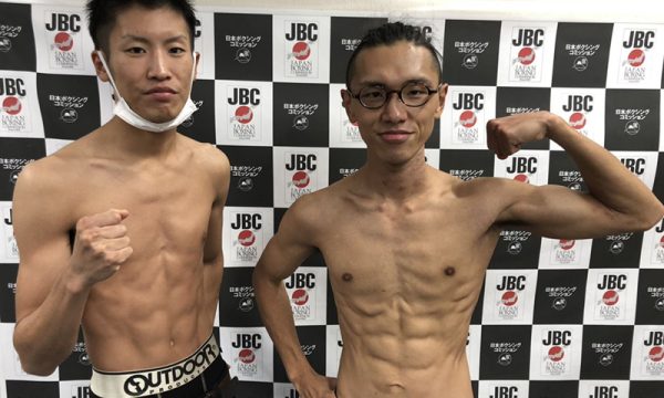 成塚と堀井が計量パス！