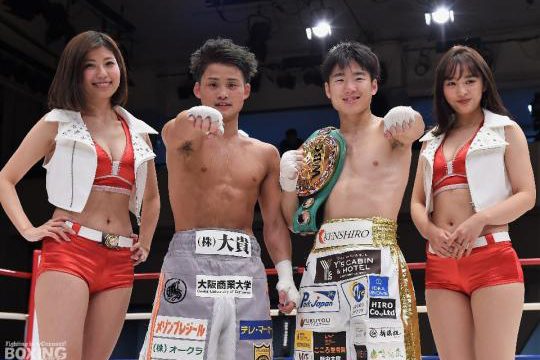 京口が拳四朗と特別スパーリング