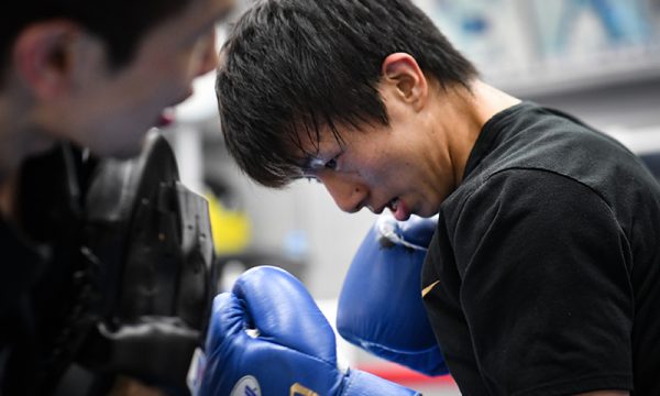 田口が公開練習