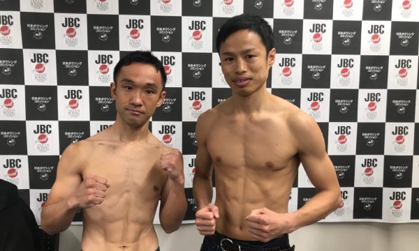 元王者小野が計量パス！