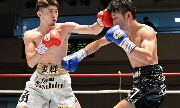 石井、柿元が判定勝ち