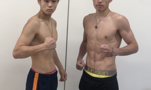 湯場、柿元、外村が計量パスしました