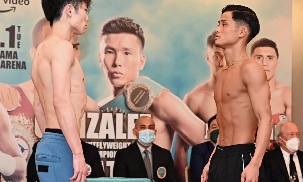 WBA王者京口が計量パス！