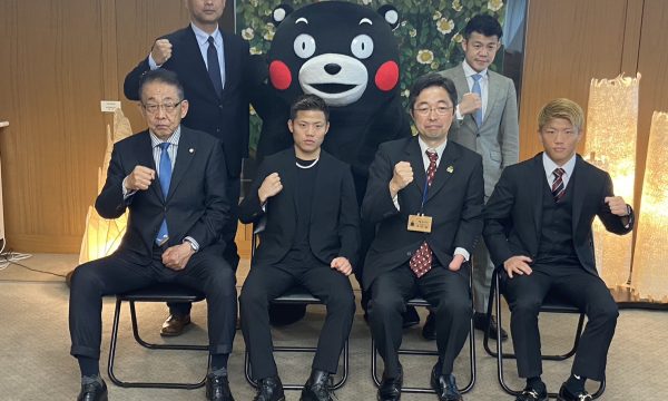 重岡兄弟が地元熊本に表敬訪問