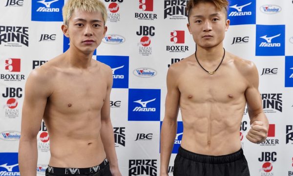 三浦が計量パス！全日本新人王決勝戦