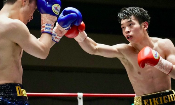 上野が判定勝ち！