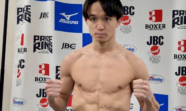 京屋が計量パス！明日全日本新人王決定戦